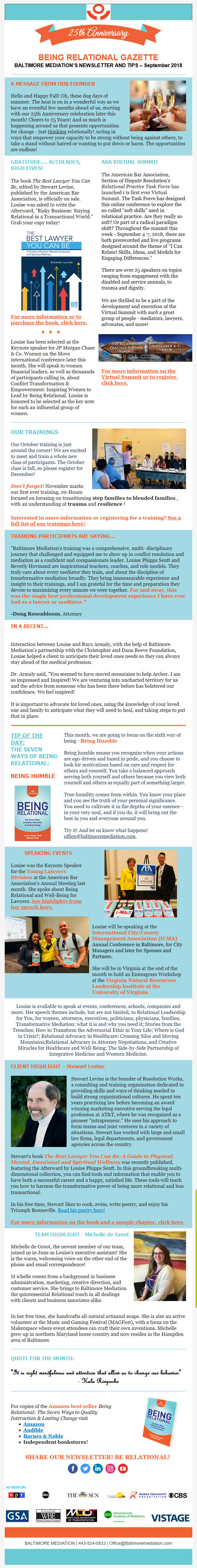 September Gazette 2018 September Gazette 2018