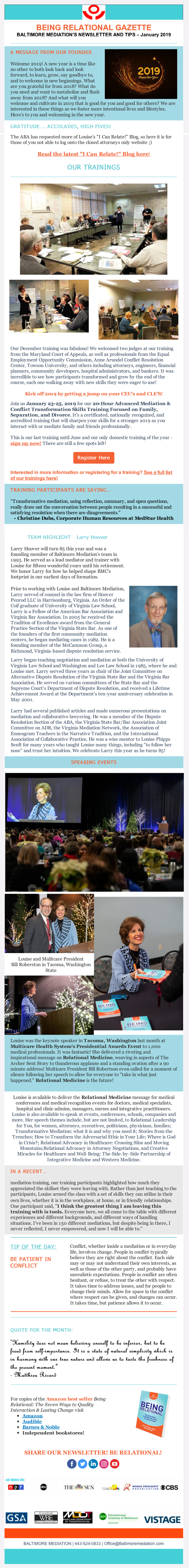 January Gazette 2019 January Gazette 2019